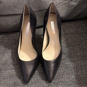 BCBGeneration Black Leather Women's Pumps